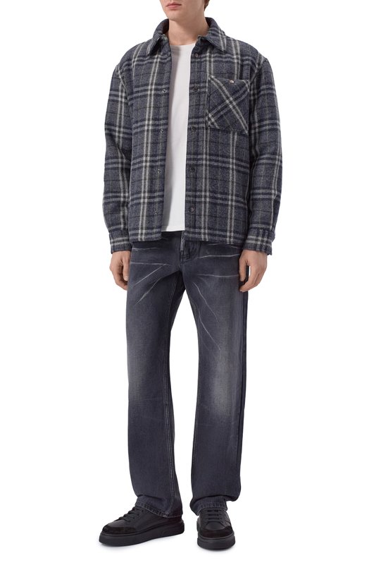 Кожаные кеды Ferragamo 023588/778 Чёрный  023588/778 Фото 2