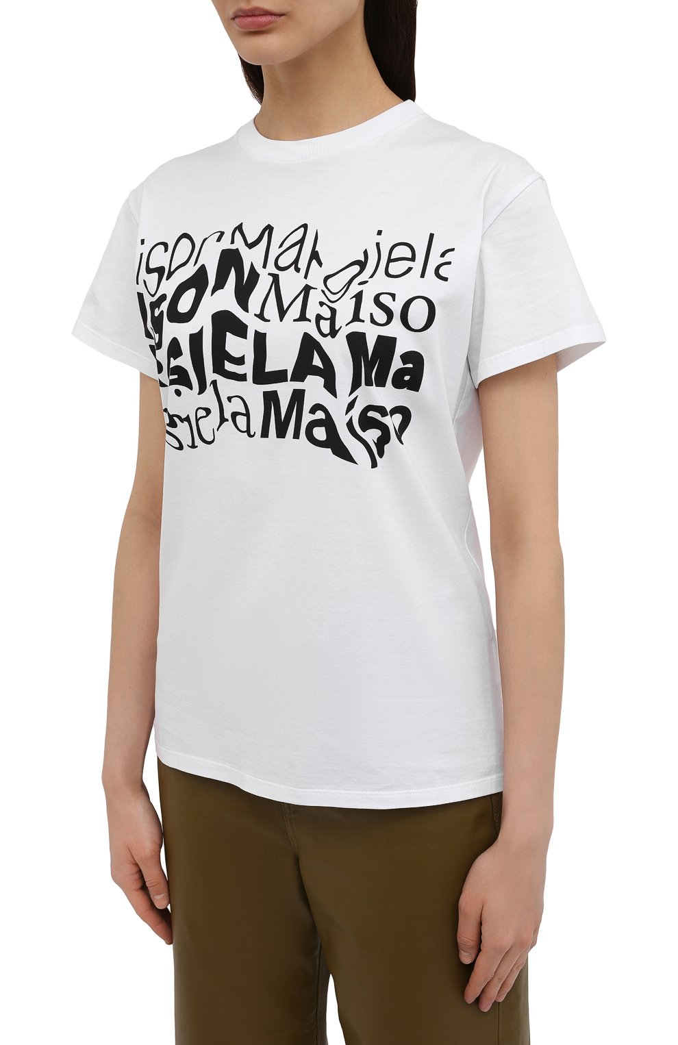 Хлопковая футболка MAISON MARGIELA, арт. S51GC0505/S22816, фото 3