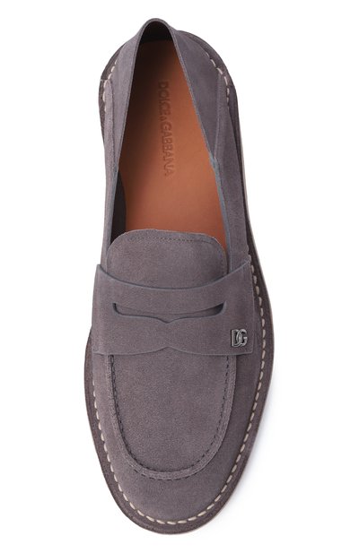 Замшевые пенни-лоферы new florio DOLCE & GABBANA, арт. A50739/AS707, фото 5