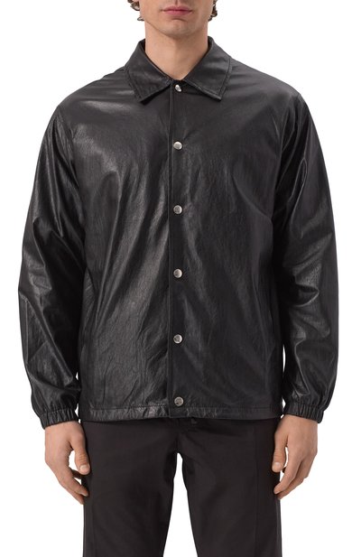 Кожаная куртка-рубашка GIORGIO BRATO, арт. GU25S24003NAPSTM, фото 3