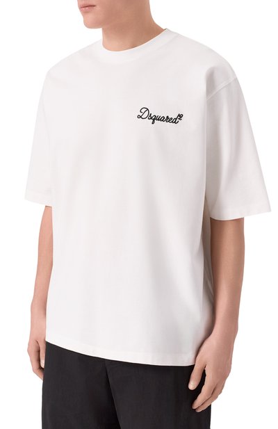 Хлопковая футболка DSQUARED2, арт. S74GD1525/D20106, фото 3