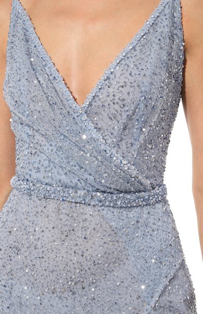Платье с пайетками SPERANZA COUTURE голубого цвета по цене 370000 руб., арт. SC030, фото 5 Платье с пайетками SPERANZA COUTURE, арт. SC030, фото 5