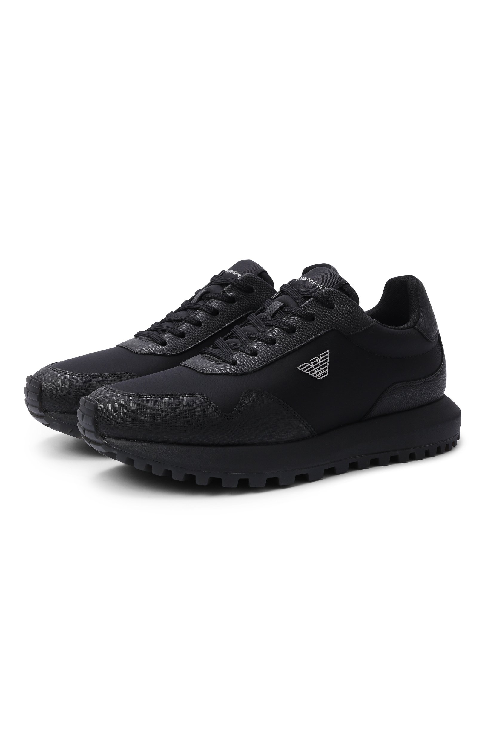 Комбинированные кроссовки EMPORIO ARMANI, арт. EM003738/AF19532, фото 1
