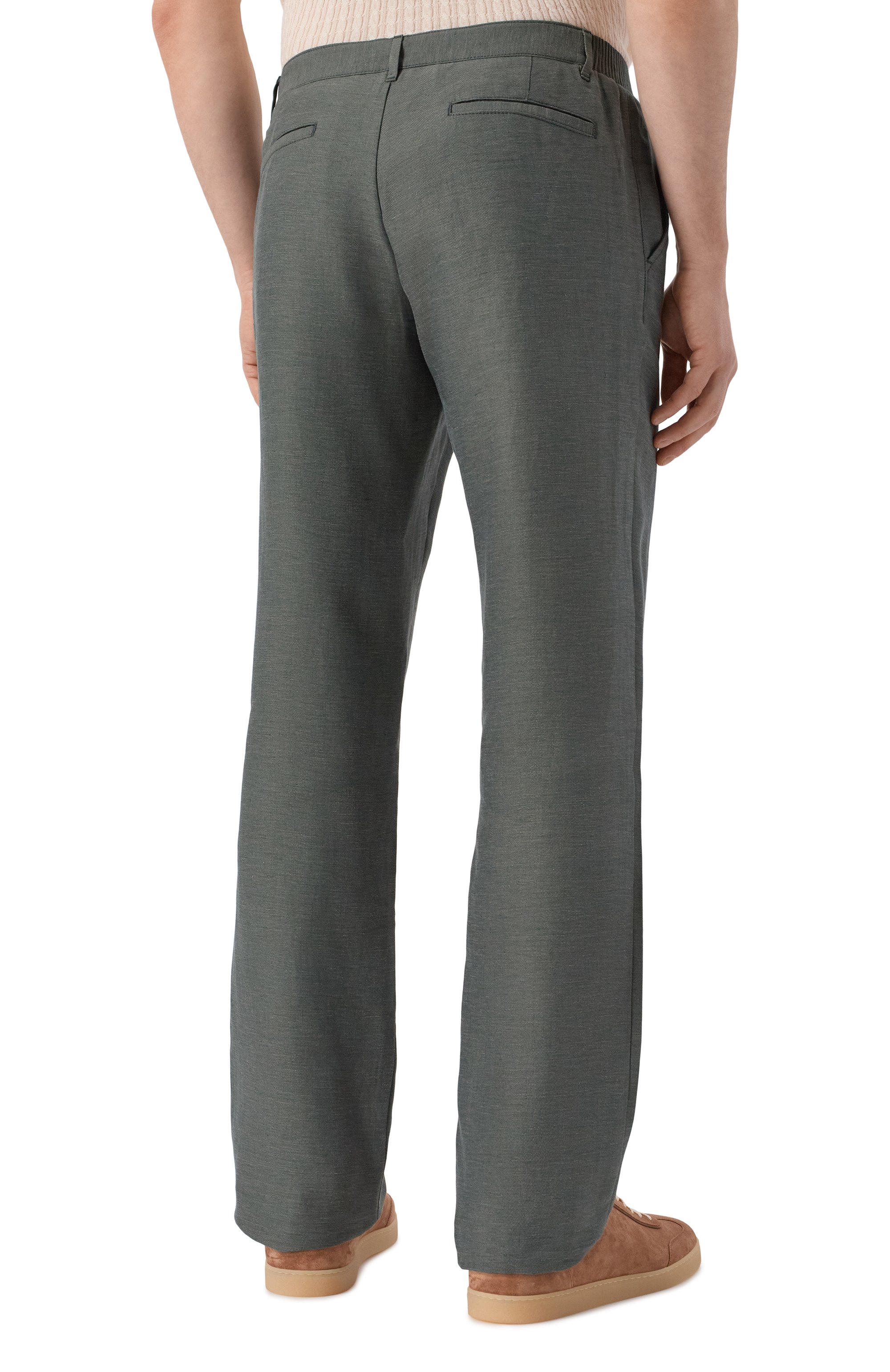 Брюки изо льна и шелка MVST, арт. M26.CSM.T405/TXAVI, фото 4