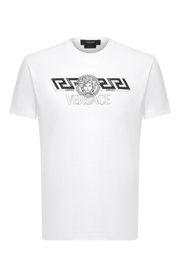 Хлопковая футболка VERSACE, арт. 1003906/1A02800, фото 1