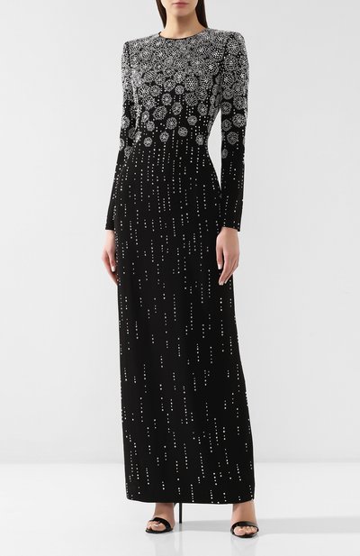 Платье-макси GIVENCHY черного цвета по цене 957000 руб., арт. BW20FVG087, фото 3 Платье-макси GIVENCHY, арт. BW20FVG087, фото 3