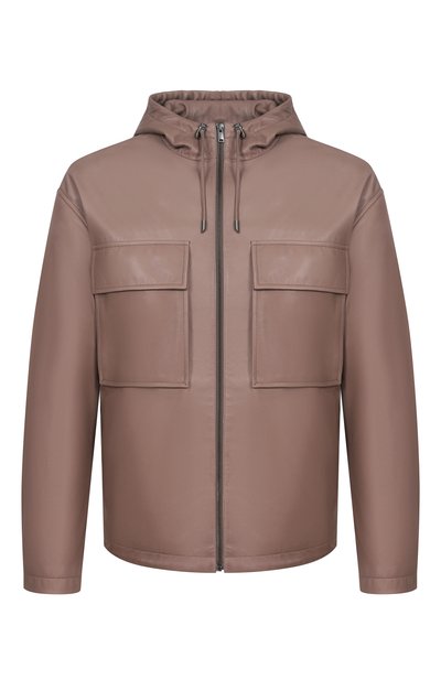 Мужская кожаная куртка MVST, арт. M26.2PM.L011/L011 NAPPA CREAM