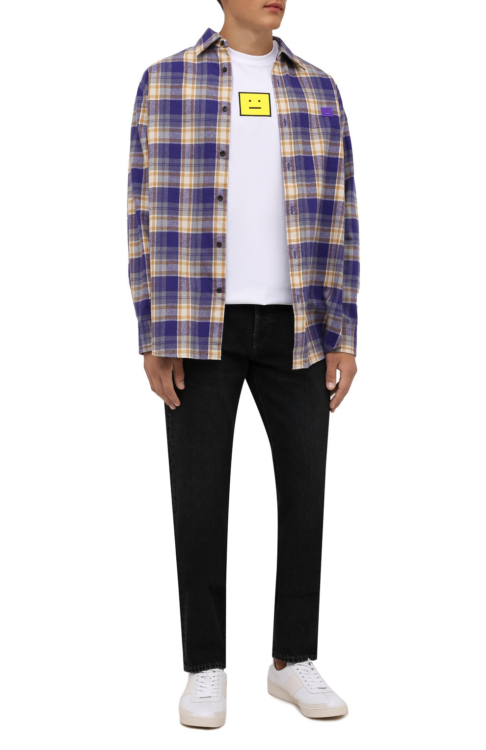 Хлопковая рубашка ACNE STUDIOS, арт. CB0031/M, фото 2