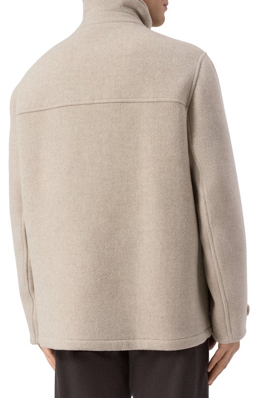 Куртка из шерсти и кашемира Brunello Cucinelli MD5326340 Бежевый  MD5326340 Фото 4