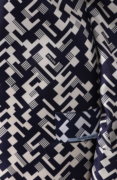 Шелковая рубашка PRADA, арт. P431E-1WUX-F0216, фото 5