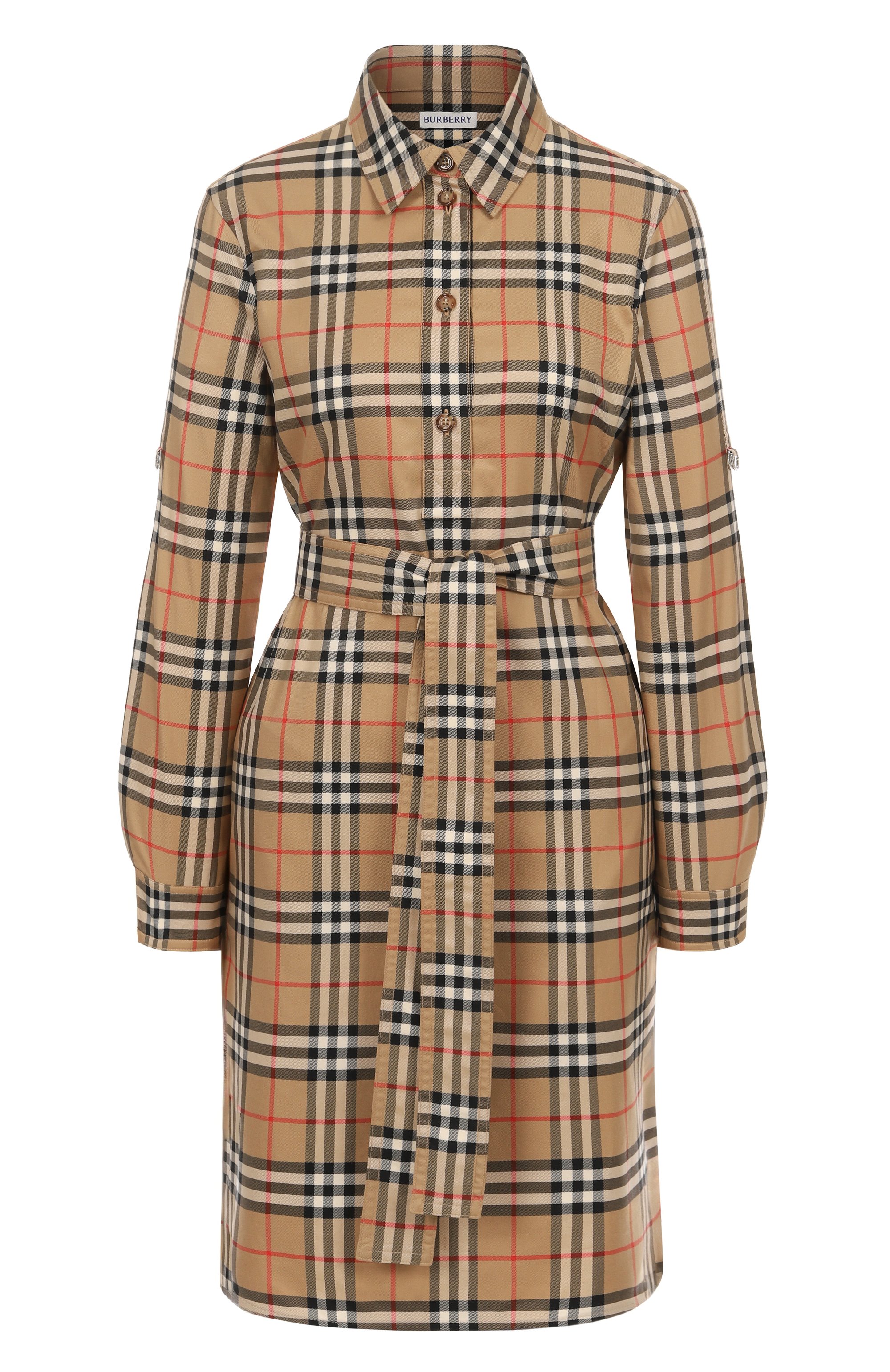Хлопковое платье BURBERRY, арт. 8085647, фото 1