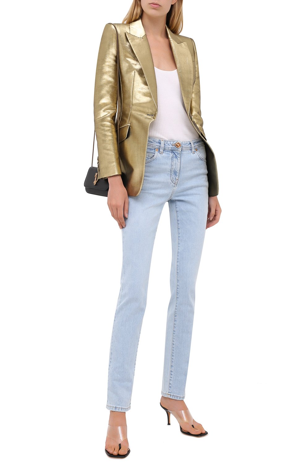 Жакет из хлопка и шелка ALEXANDER MCQUEEN, арт. 610279/QEACC, фото 3