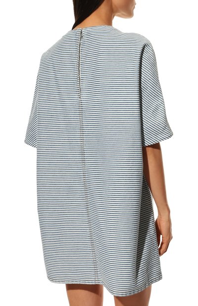 Джинсовое платье PRADA голубого цвета по цене 205000 руб., арт. GFA125-10G3-F0E93-221, фото 4 Джинсовое платье PRADA, арт. GFA125-10G3-F0E93-221, фото 4