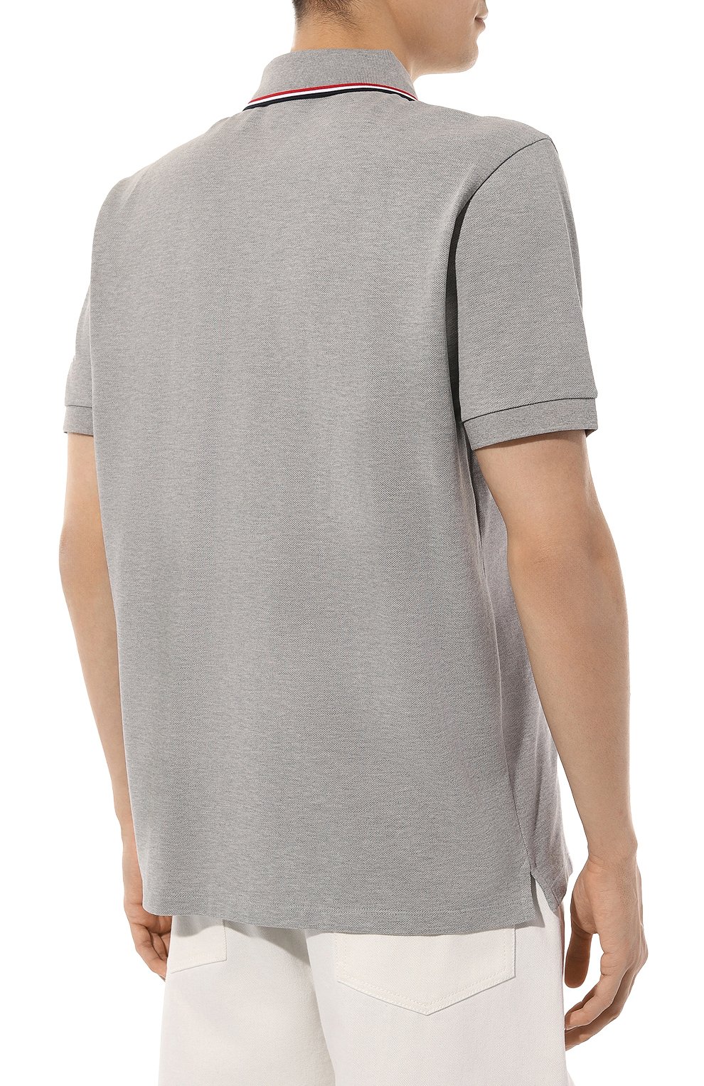 Хлопковое поло MONCLER, арт. 8A000-06-84556, фото 4