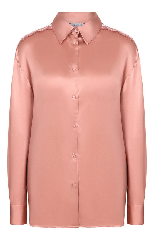 Шелковая рубашка SimonePerele 1F8957 Розовый 1F8957