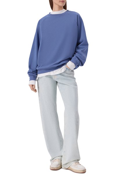 Хлопковый свитшот PERVERT синего цвета по цене 23000 руб., арт. PE26/SW01/41-02, фото 2 Хлопковый свитшот PERVERT, арт. PE26/SW01/41-02, фото 2