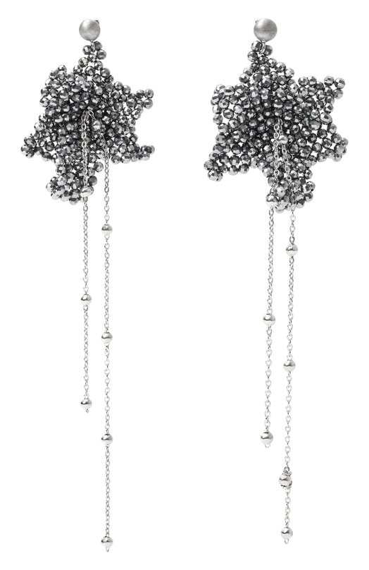 Серьги VieN 2526-306 Серый 2526-306