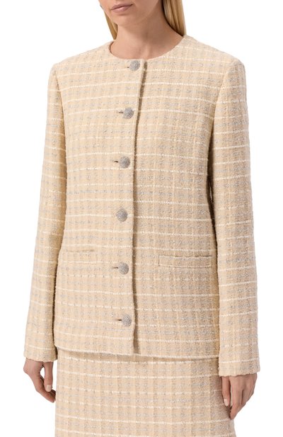 Твидовый жакет MVST, арт. 25E/X2P/0/L081/3056, фото 3