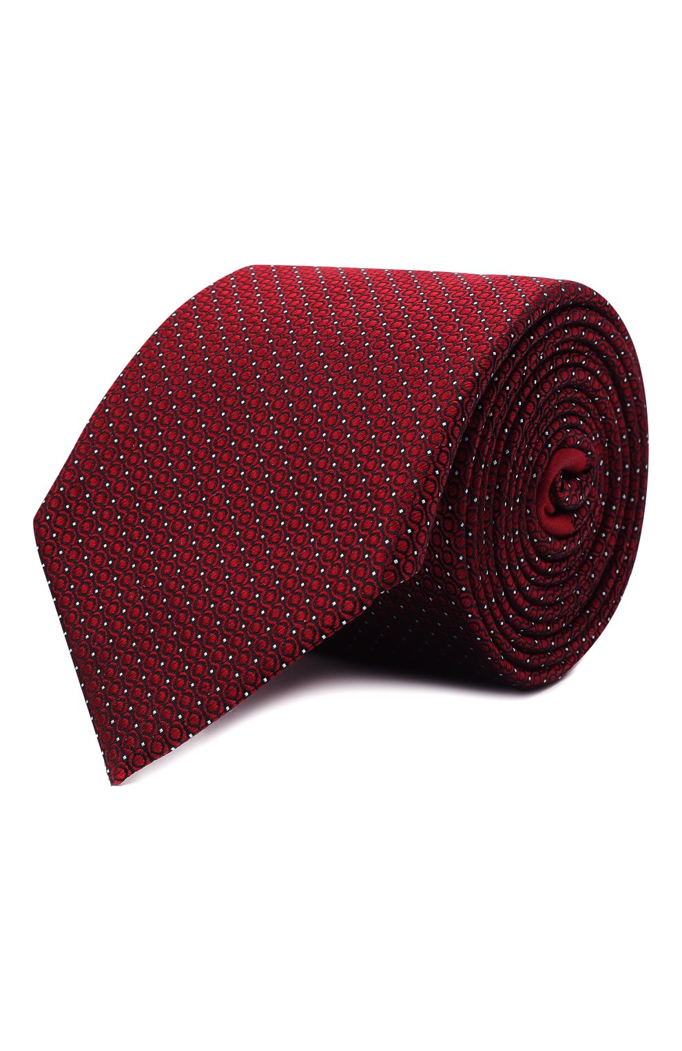 Шелковый галстук ZEGNA красного цвета по цене 28500 руб., арт. Z3D42T/100, фото 1 Шелковый галстук ZEGNA, арт. Z3D42T/100, фото 1