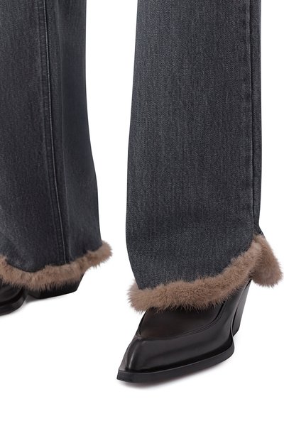 Джинсы с отделкой из норки FORTE DEI MARMI COUTURE, арт. 23WF8053M, фото 5