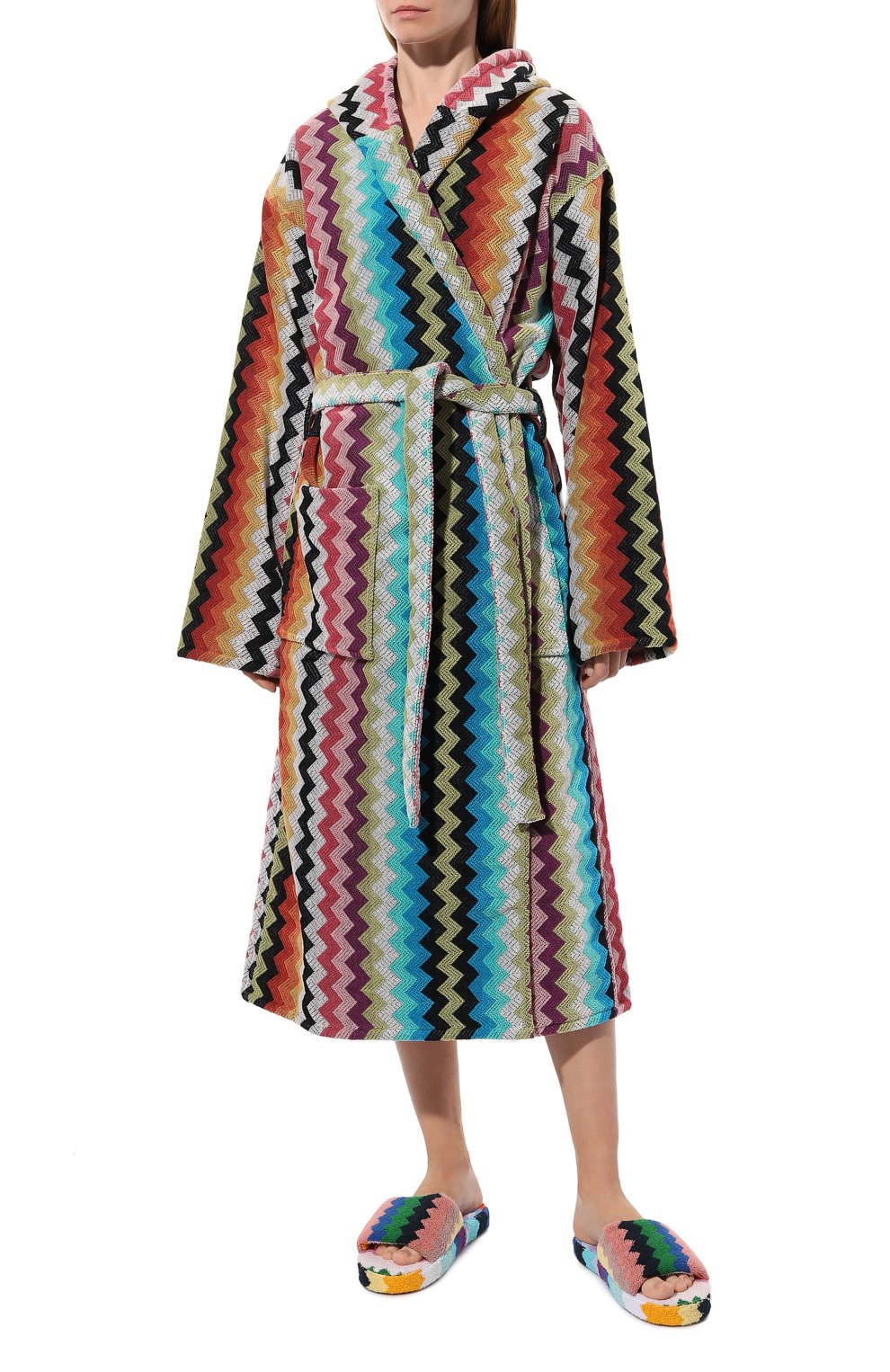 Хлопковый халат MISSONIHOME, арт. 1B3AC99711/100, фото 3