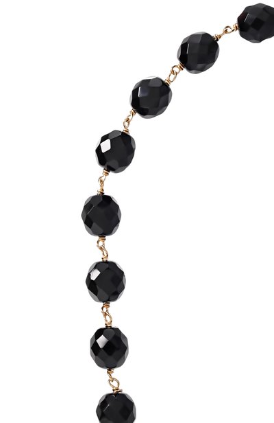 Колье DOLCE & GABBANA черного цвета по цене 343500 руб., арт. WNS6V4/W1111, фото 4 Колье DOLCE & GABBANA, арт. WNS6V4/W1111, фото 4