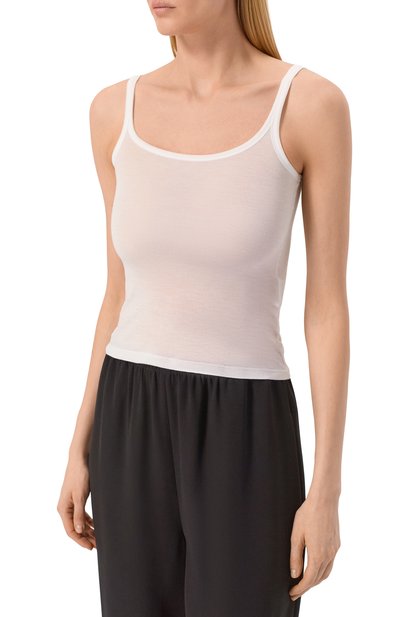 Майка AYA MUSE белого цвета по цене 13550 руб., арт. AMBR2543_001, фото 3 Майка AYA MUSE, арт. AMBR2543_001, фото 3