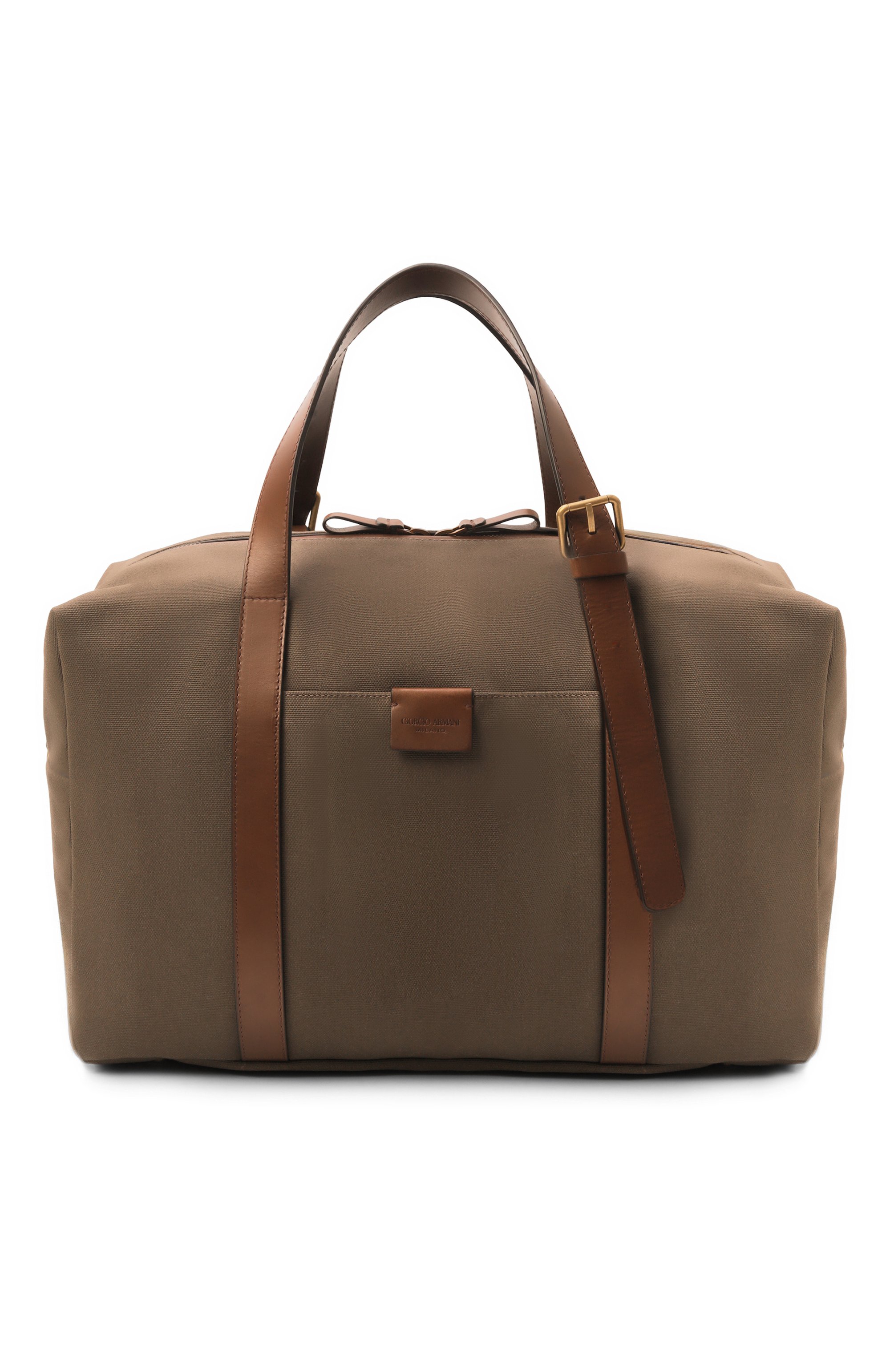 Сумка GIORGIO ARMANI хаки цвета по цене 286500 руб., арт. GM002962/AF24155, фото 1 Сумка GIORGIO ARMANI, арт. GM002962/AF24155, фото 1