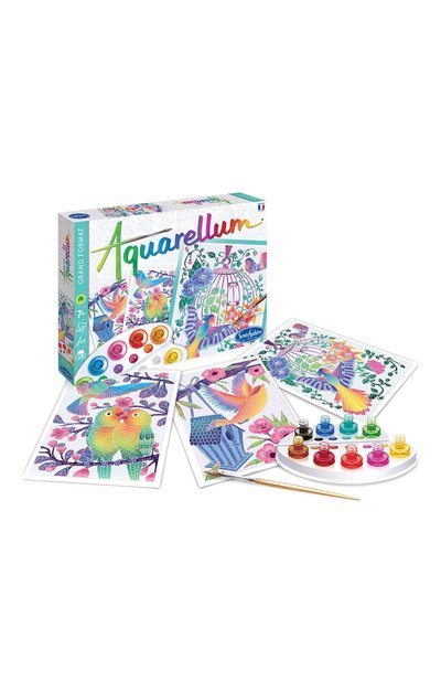 Акварельная раскраска птицы SENTOSPHERE, арт. 6395, фото 1