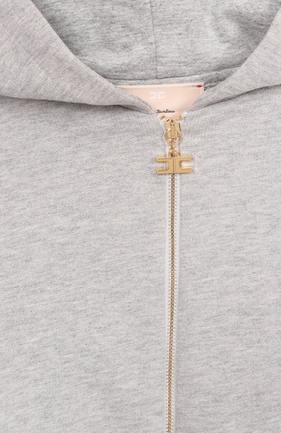 Хлопковая толстовка ELISABETTA FRANCHI LA MIA BAMBINA, арт. EFFE1670/FF002_001, фото 3