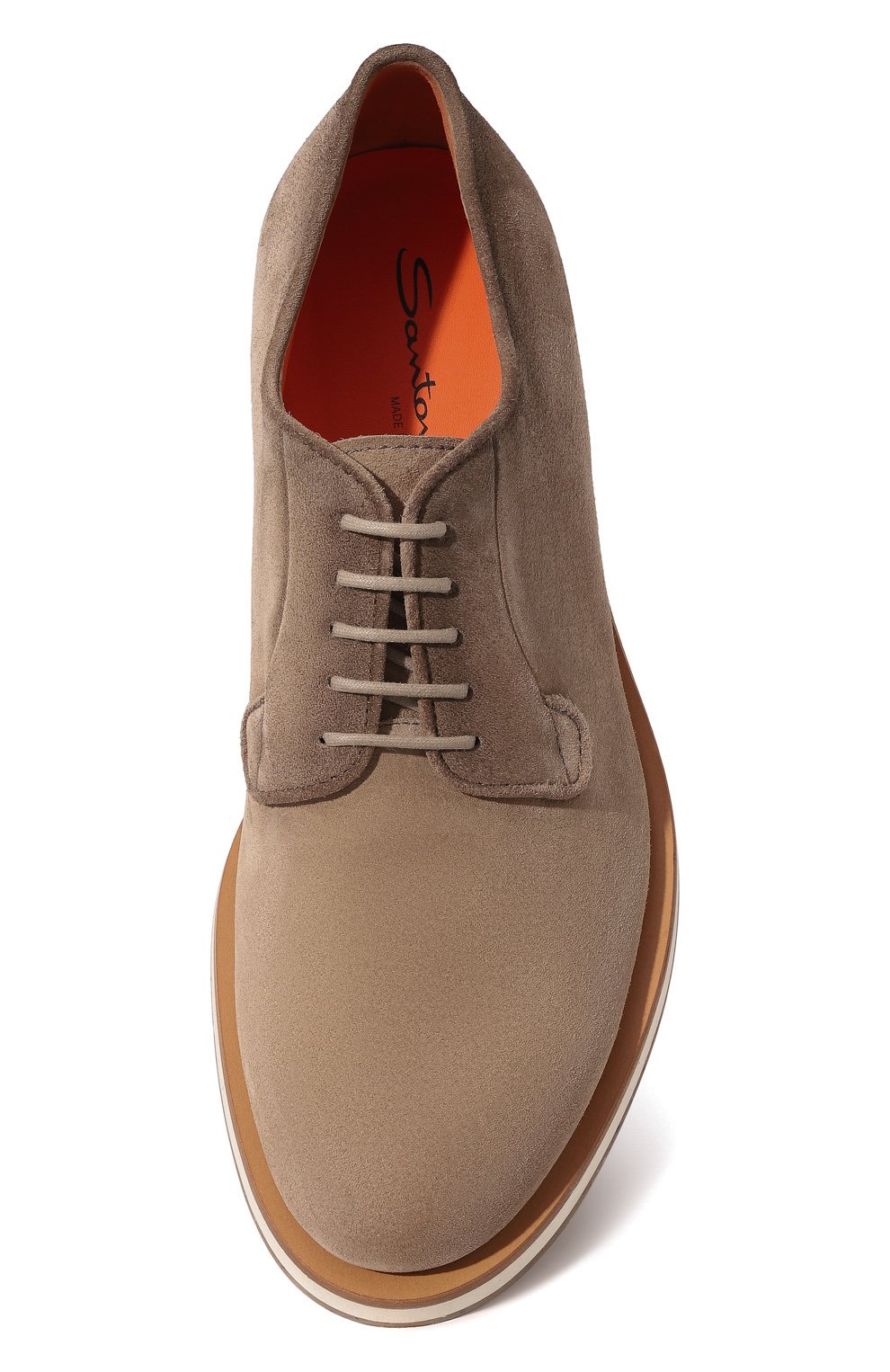 Замшевые дерби SANTONI, арт. MCCG17774JW3BEDXE82, фото 6