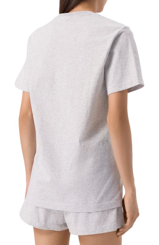 Хлопковая футболка Sporty and Rich T0043606218GY03 Серый  T0043606218GY03 Фото 8