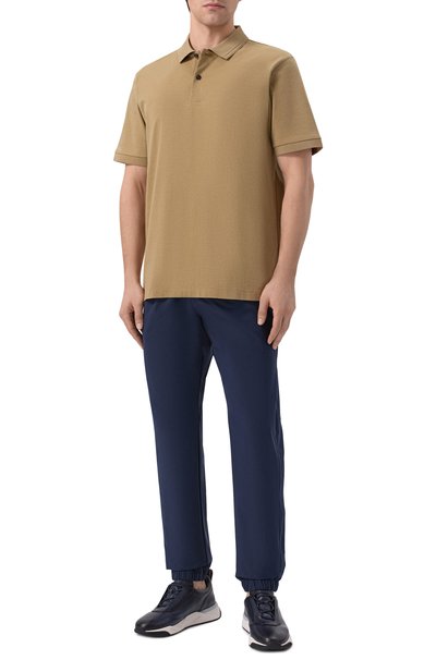 Хлопковое поло BOSS, арт. 50554185, фото 2