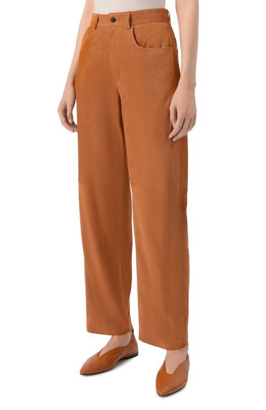 Замшевые брюки Erika Cavallini P6SW03 Оранжевый  P6SW03 Фото 3