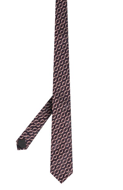 Шелковый галстук PRADA темно-синего цвета по цене 27500 руб., арт. UCR77-10I4-F0008-141, фото 3 Шелковый галстук PRADA, арт. UCR77-10I4-F0008-141, фото 3