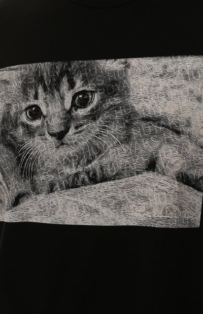 Хлопковая футболка D.SIMACHEV черного цвета по цене 23500 руб., арт. ХРМ05012201/00001-00015, фото 5 Хлопковая футболка D.SIMACHEV, арт. ХРМ05012201/00001-00015, фото 5