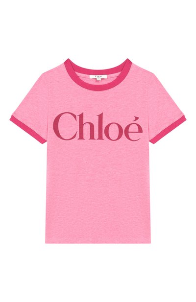 Хлопковая футболка CHLOÉ, арт. C20854