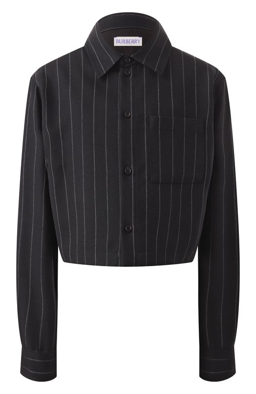 Шерстяная рубашка Burberry 8101124 Серый 8101124