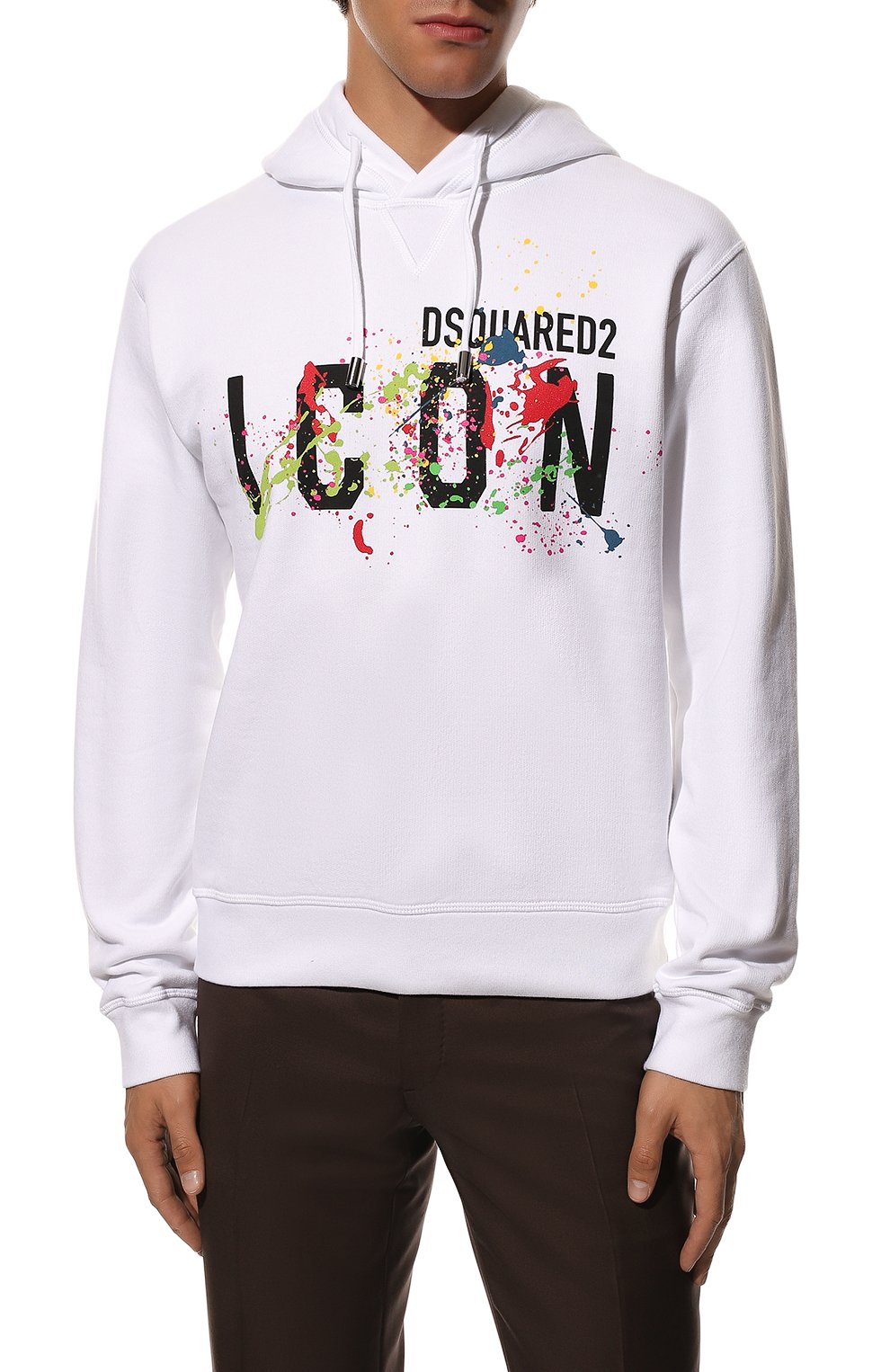 Хлопковое худи icon DSQUARED2, арт. S79GU0072/S25516, фото 3