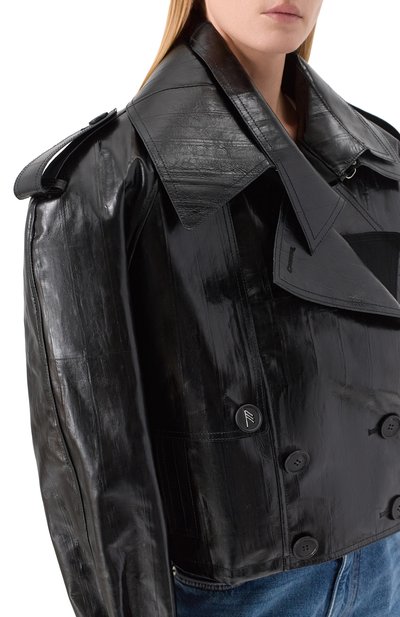 Кожаная куртка THE ATTICO, арт. 260WCB00115/LBT157PR, фото 5