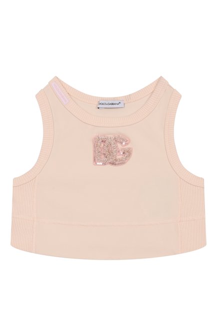 Хлопковый топ DOLCE & GABBANA, арт. L5JN84/G7PKS/2-8