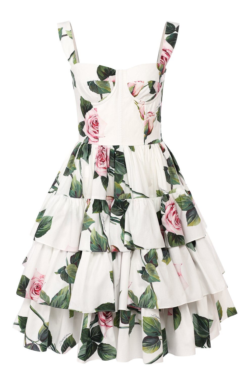 Хлопковое платье DOLCE & GABBANA, арт. F6I0BT/HS5FZ, фото 1