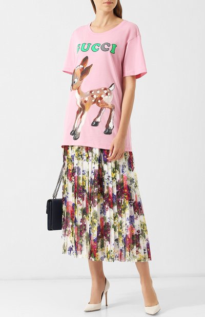 Хлопковая футболка с пр интом GUCCI, арт. 492347/X3P10, фото 2