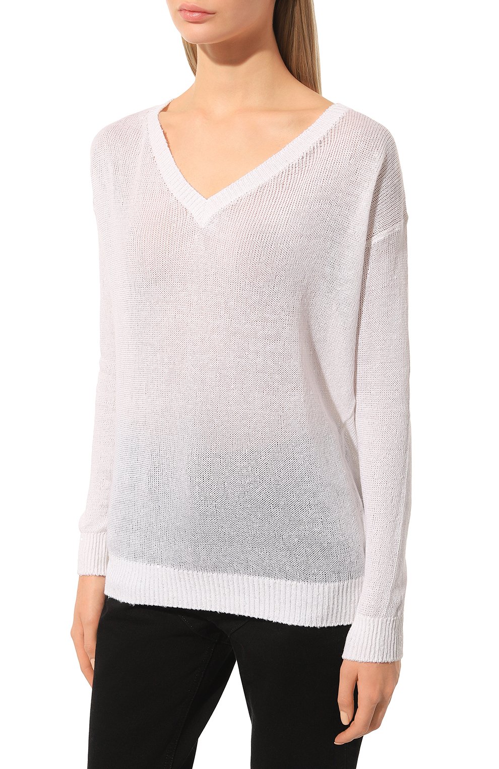 Пуловер изо льна и шелка BRUNELLO CUCINELLI, арт. M1000B1033, фото 3