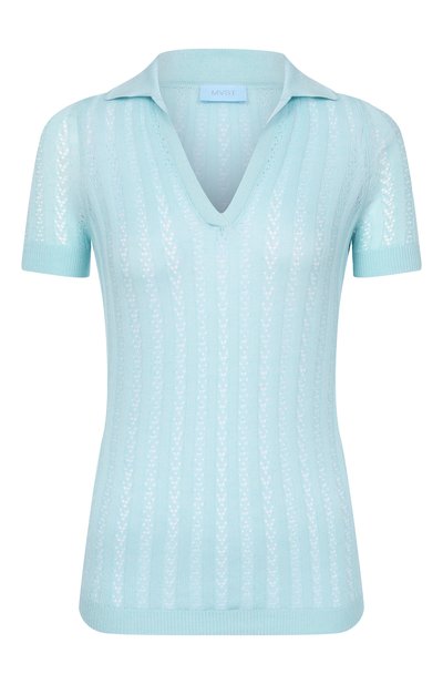 Поло из шелка и хлопка MVST, арт. M26.CSW.K432/G0NG, фото 1