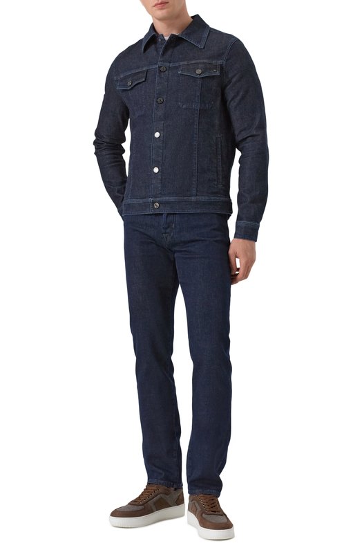Комбинированные кеды Corneliani 26TM70-2620906 Коричневый  26TM70-2620906 Фото 2