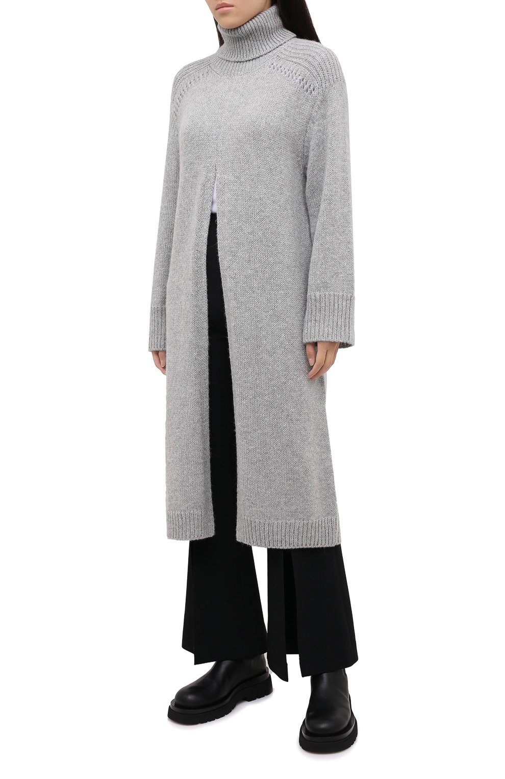 Шерстяной свитер STELLA MCCARTNEY серого цвета по цене 99550 руб., арт. 601735/S2168, фото 3 Шерстяной свитер STELLA MCCARTNEY, арт. 601735/S2168, фото 3