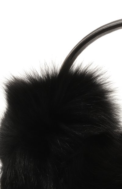 Меховые наушники из лисы YVES SALOMON, арт. 23WAA124XXRDXX, фото 4