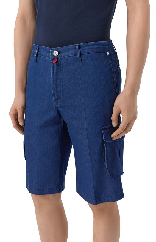 Джинсовые шорты Kiton UFPPBK0622H Синий  UFPPBK0622H Фото 3