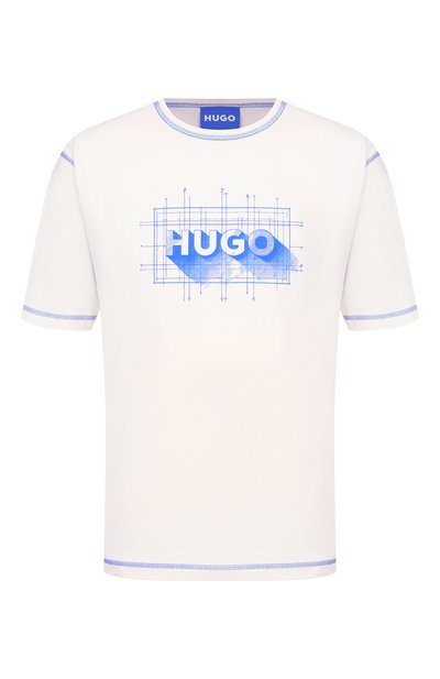 Мужская хлопковая футболка HUGO BLUE, арт. 50553498